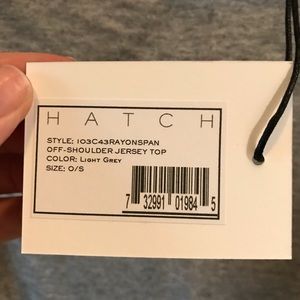 Off-shoulder Jersey Top, Hatch